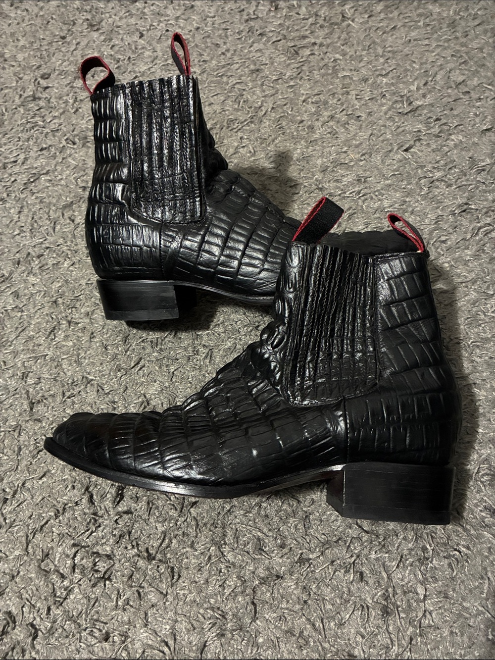 Potrero crocodile boots